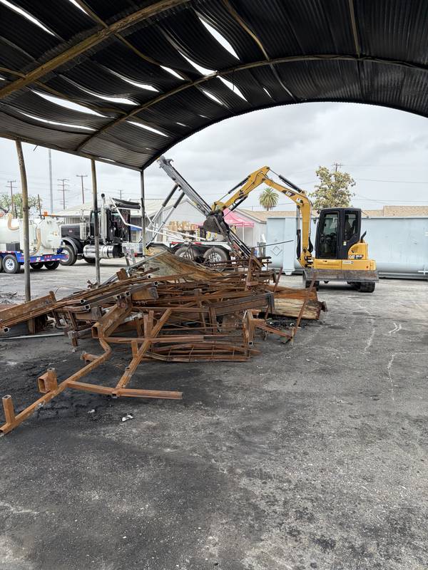 Fire debris removal